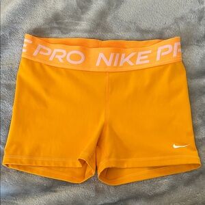 Like New Nike Women's Bright Orange Athletic Shorts Size M